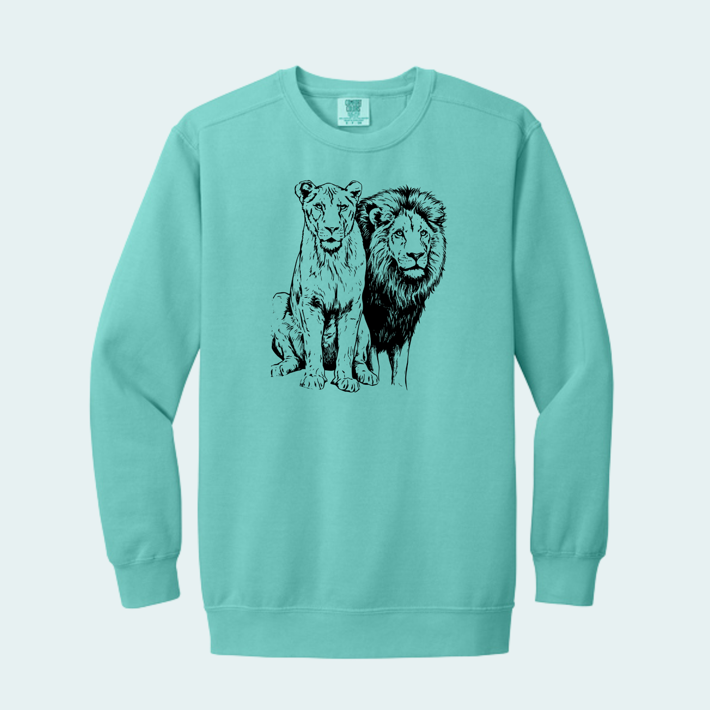 Lions (Limited Edition for August) Unisex Comfort Color Crewneck