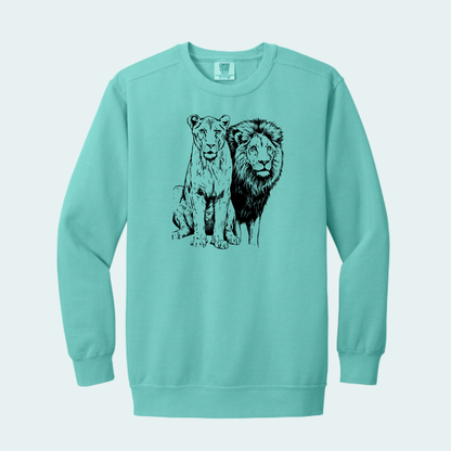 Lions (Limited Edition for August) Unisex Comfort Color Crewneck