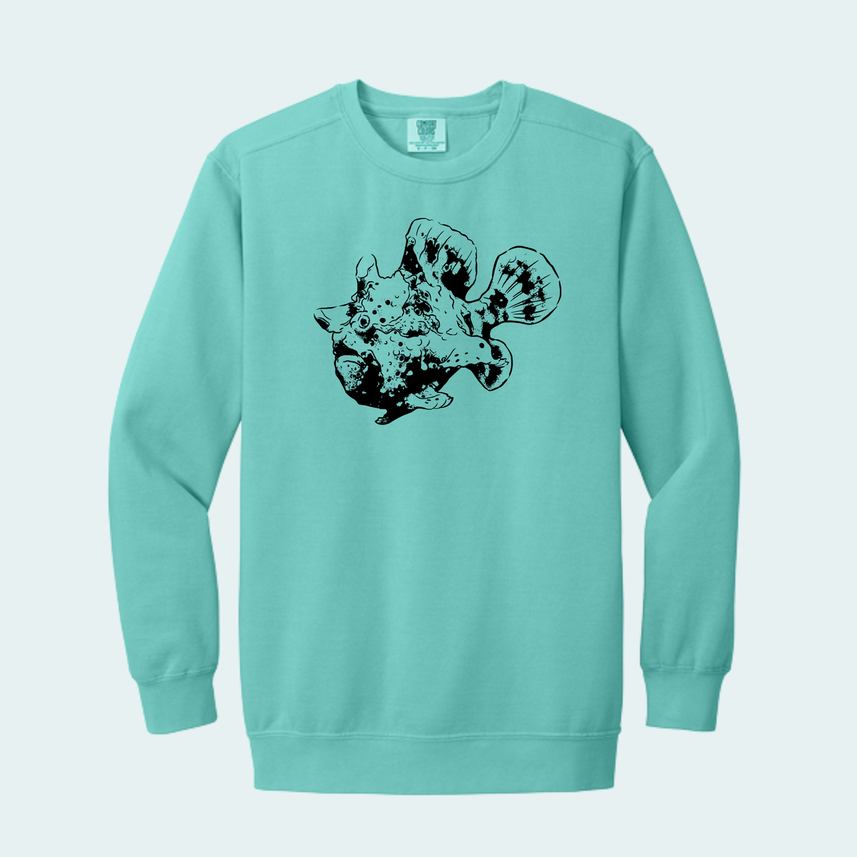 Warty Frogfish (Limited Edition for October) Unisex Comfort Color Crewneck