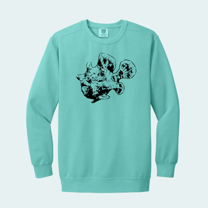 Warty Frogfish (Limited Edition for October) Unisex Comfort Color Crewneck