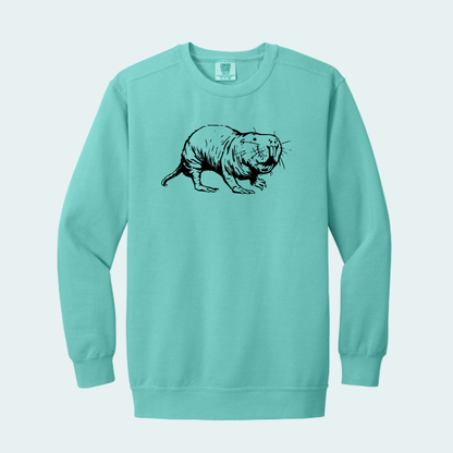 Naked Mole Rat (Limited Edition for August) Unisex Comfort Color Crewneck