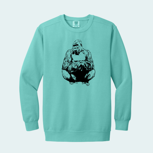 Western lowland Gorilla (Limited Edition for September) Unisex Comfort Color Crewneck
