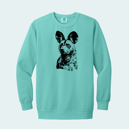 Kalahari African Wild Dog Conservation Trust Fundraiser (Limited Edition for September) Unisex Comfort Color Crewneck