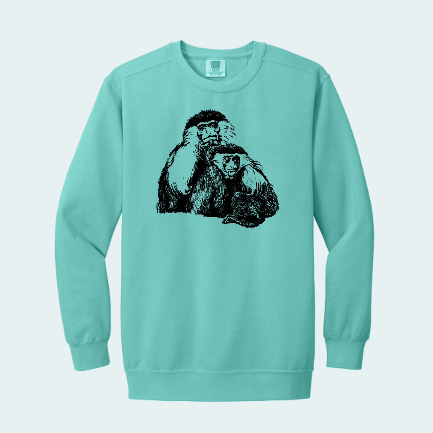 Angolan Colobus Fundraiser (Limited Edition for August) Unisex Comfort Color Crewneck