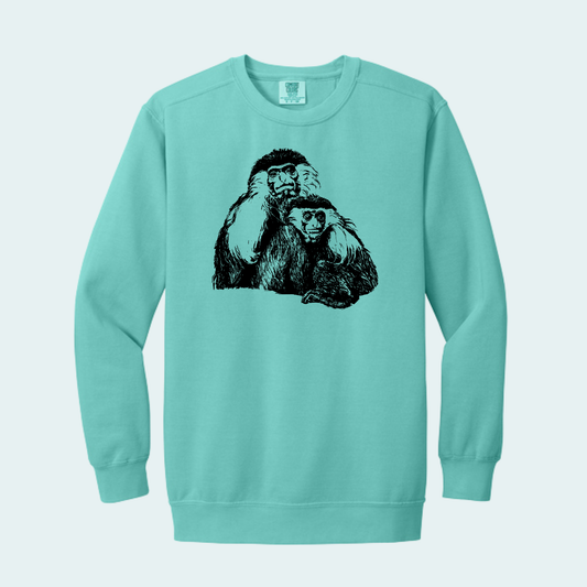 Angolan Colobus Fundraiser (Limited Edition for August) Unisex Comfort Color Crewneck