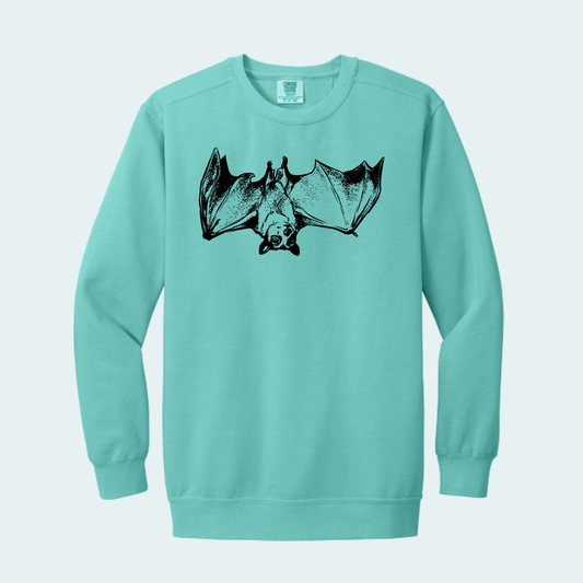 Straw Colored Fruit Bat (Limited Edition for October) Unisex Comfort Color Crewneck