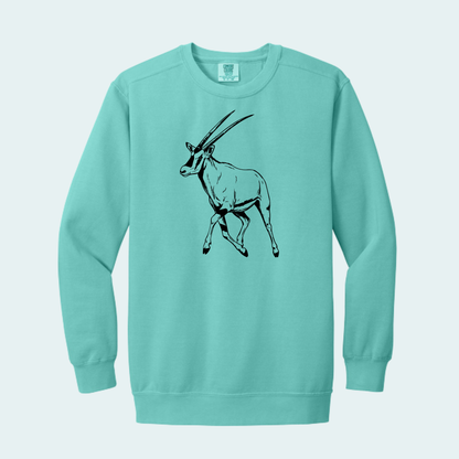 Beisa Oryx (Limited Edition for August) Unisex Comfort Color Crewneck