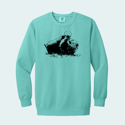 Bear - Umigomi Enrichment Project Fundraiser (Limited Edition for October) Unisex Comfort Color Crewneck