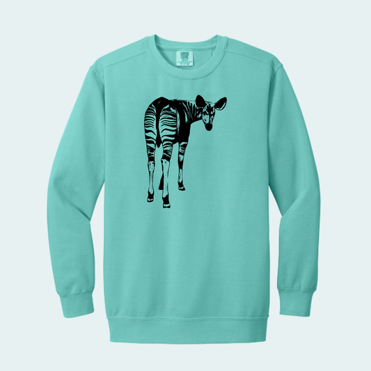 Okapi (Limited Edition for October) Unisex Comfort Color Crewneck