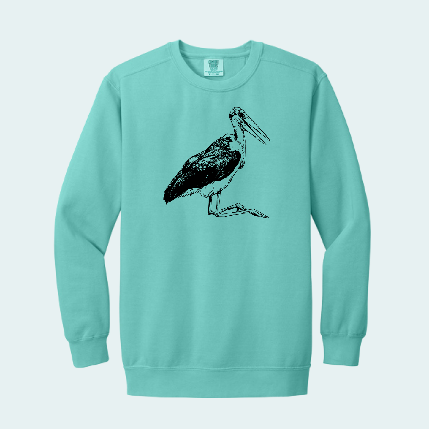 Marabou Stork (Limited Edition for August) Unisex Comfort Color Crewneck