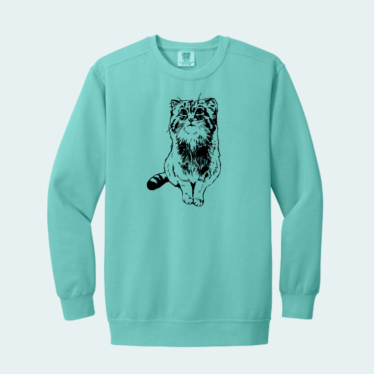 Pallas Cat (Limited Edition for October) Unisex Comfort Color Crewneck