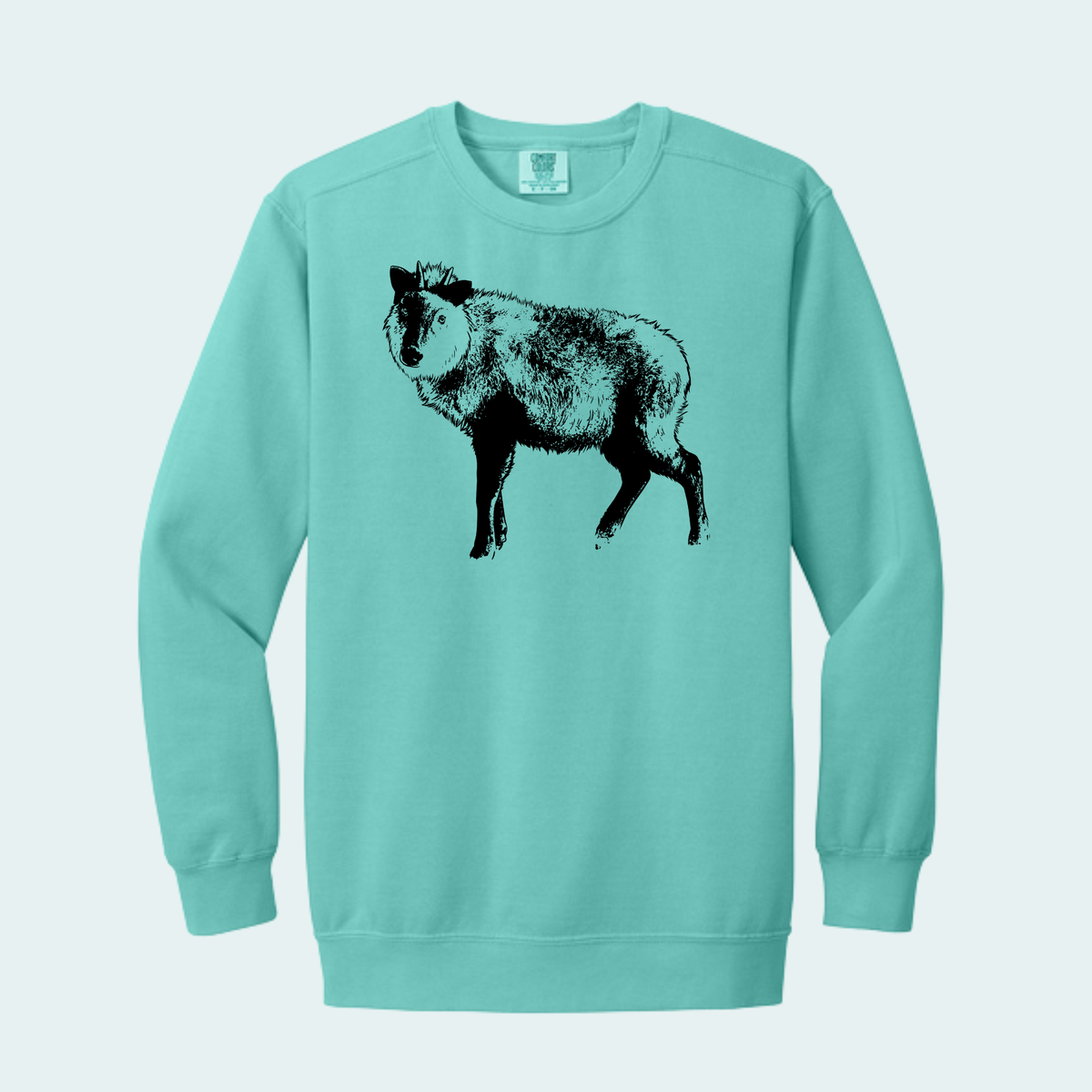 Japanese Serow (Limited Edition for October) Unisex Comfort Color Crewneck