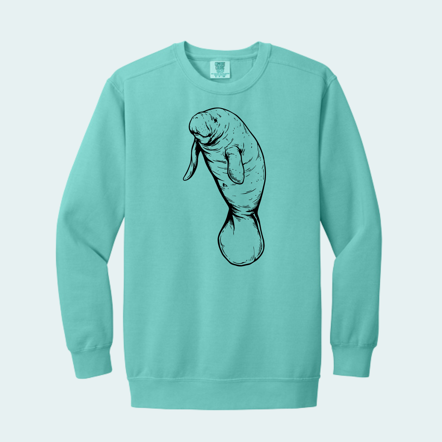 Manatee (Limited Edition for September) Unisex Comfort Color Crewneck