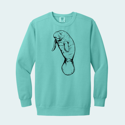Manatee (Limited Edition for September) Unisex Comfort Color Crewneck