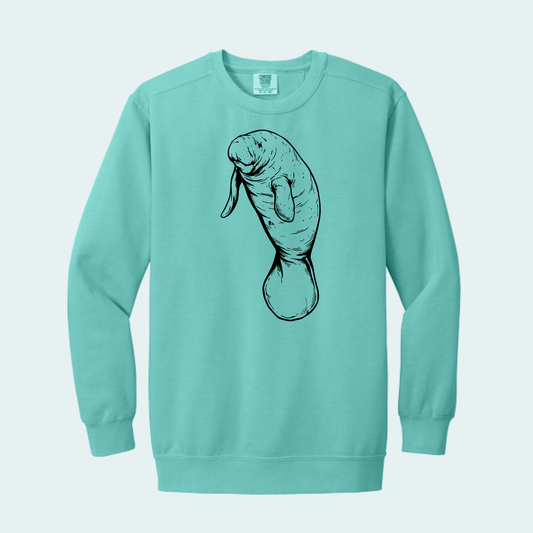 Manatee (Limited Edition for September) Unisex Comfort Color Crewneck