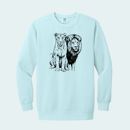 Lions (Limited Edition for August) Unisex Comfort Color Crewneck