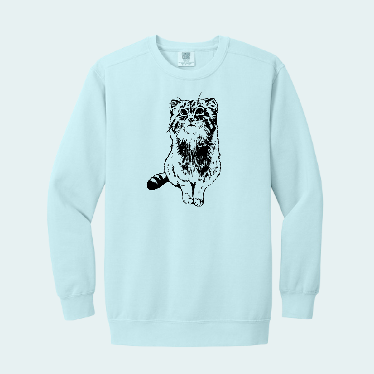 Pallas Cat (Limited Edition for October) Unisex Comfort Color Crewneck