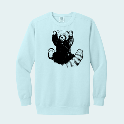 Red Panda - Paws UP (Limited Edition for September) Unisex Comfort Color Crewneck