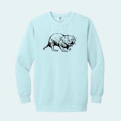 Naked Mole Rat (Limited Edition for August) Unisex Comfort Color Crewneck