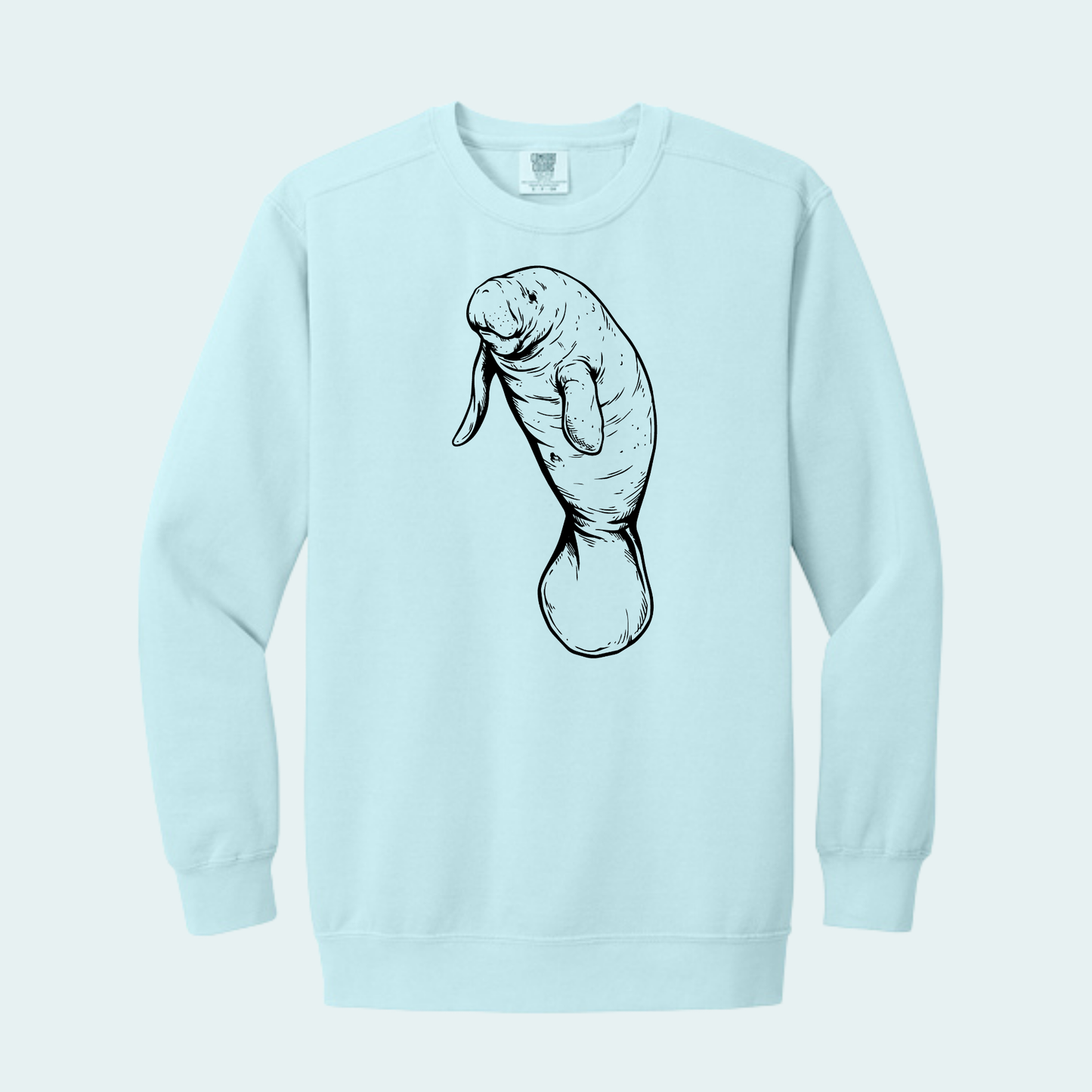 Manatee (Limited Edition for September) Unisex Comfort Color Crewneck