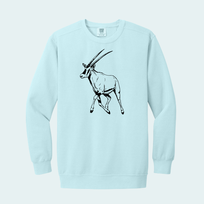 Beisa Oryx (Limited Edition for August) Unisex Comfort Color Crewneck