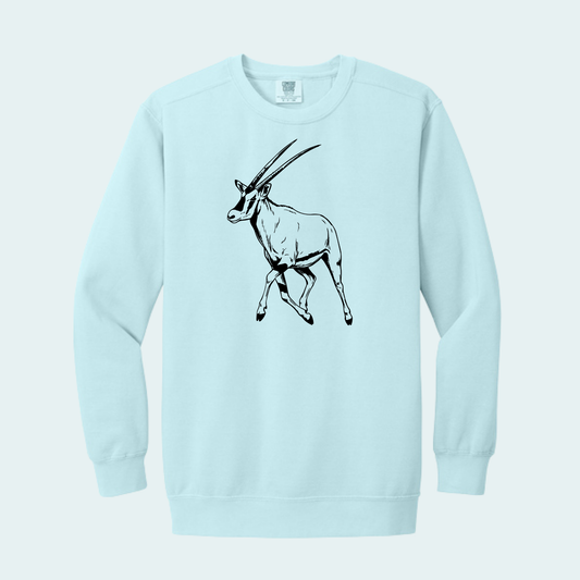 Beisa Oryx (Limited Edition for August) Unisex Comfort Color Crewneck