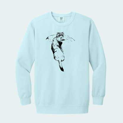 Black Footed Ferret (Limited Edition for September) Unisex Comfort Color Crewneck