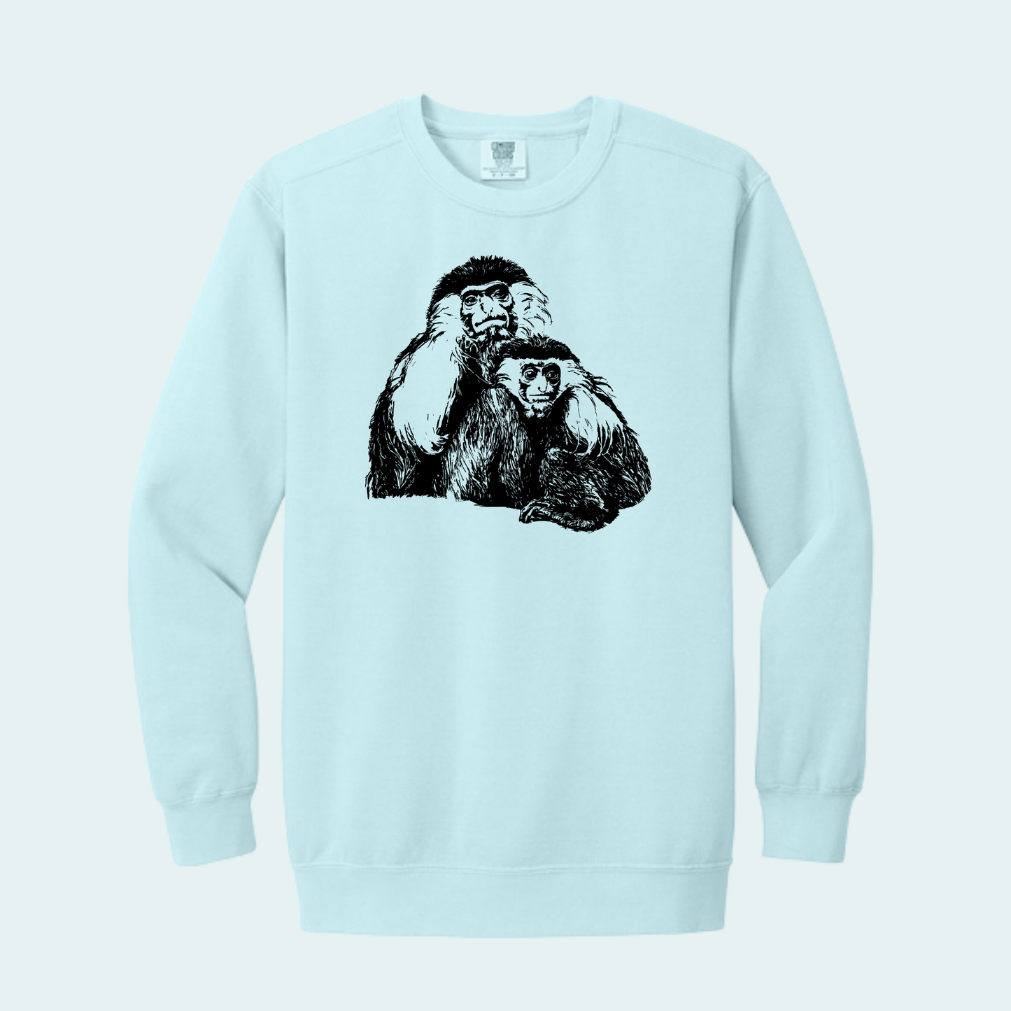 Angolan Colobus Fundraiser (Limited Edition for August) Unisex Comfort Color Crewneck