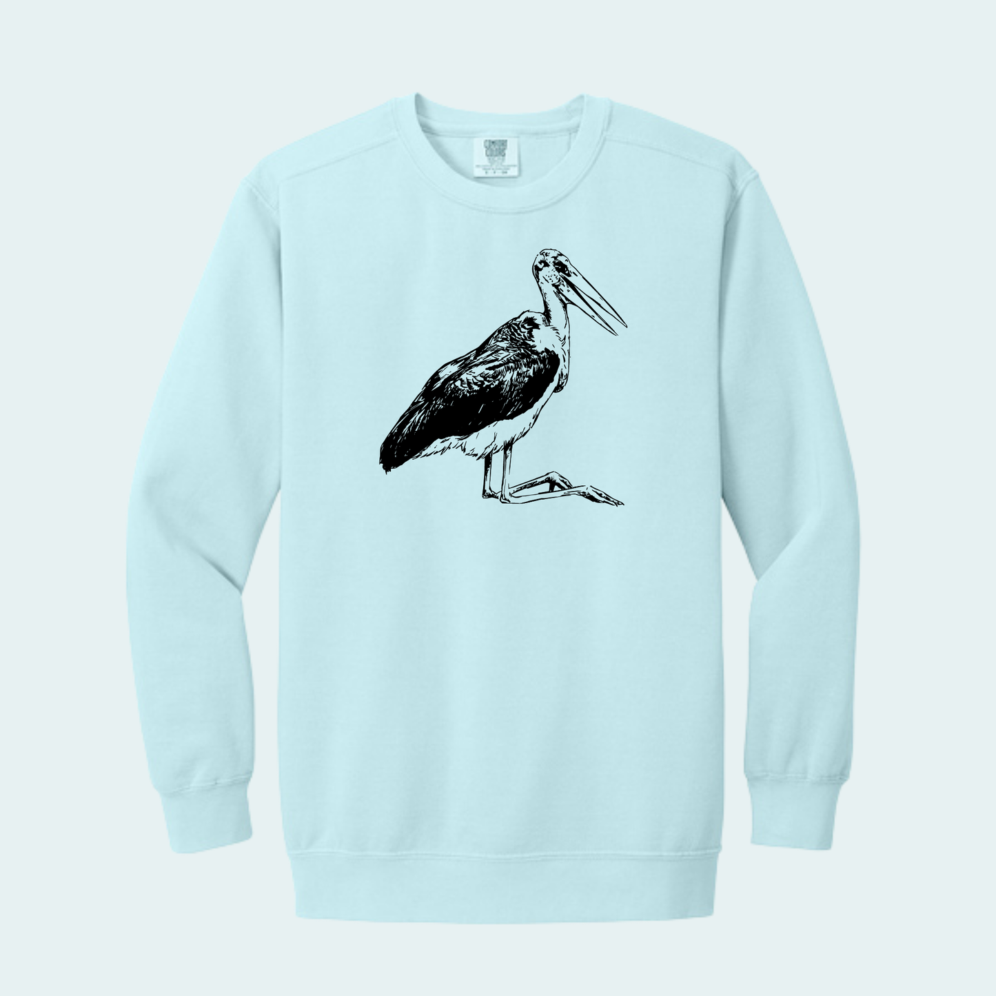 Marabou Stork (Limited Edition for August) Unisex Comfort Color Crewneck