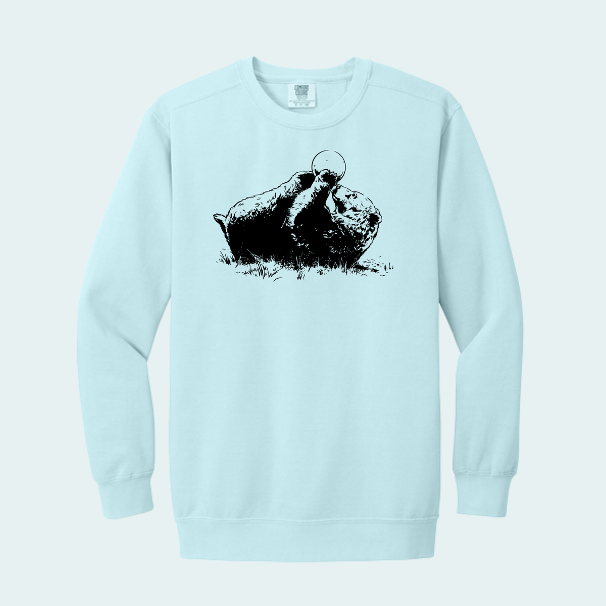 Bear - Umigomi Enrichment Project Fundraiser (Limited Edition for October) Unisex Comfort Color Crewneck