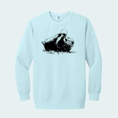 Bear - Umigomi Enrichment Project Fundraiser (Limited Edition for October) Unisex Comfort Color Crewneck