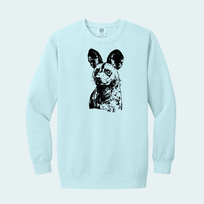 Kalahari African Wild Dog Conservation Trust Fundraiser (Limited Edition for September) Unisex Comfort Color Crewneck