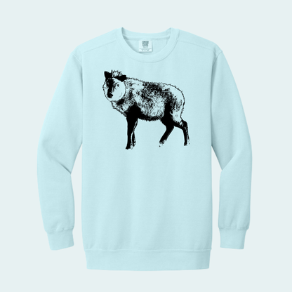 Japanese Serow (Limited Edition for October) Unisex Comfort Color Crewneck