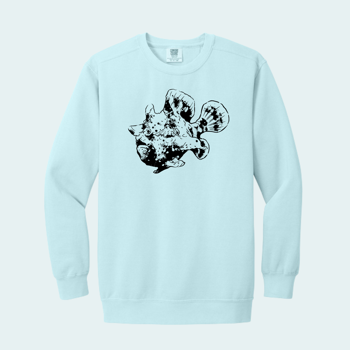 Warty Frogfish (Limited Edition for October) Unisex Comfort Color Crewneck