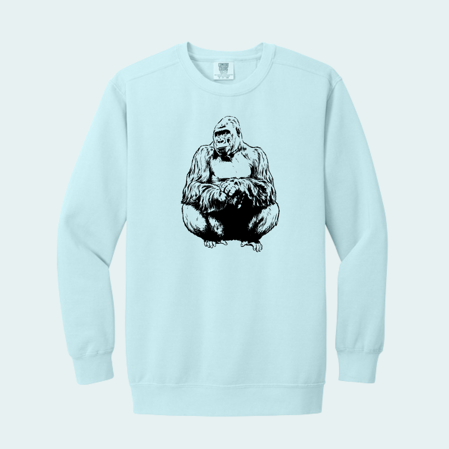 Western lowland Gorilla (Limited Edition for September) Unisex Comfort Color Crewneck