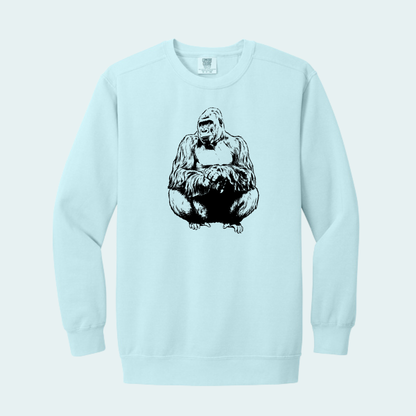 Western lowland Gorilla (Limited Edition for September) Unisex Comfort Color Crewneck