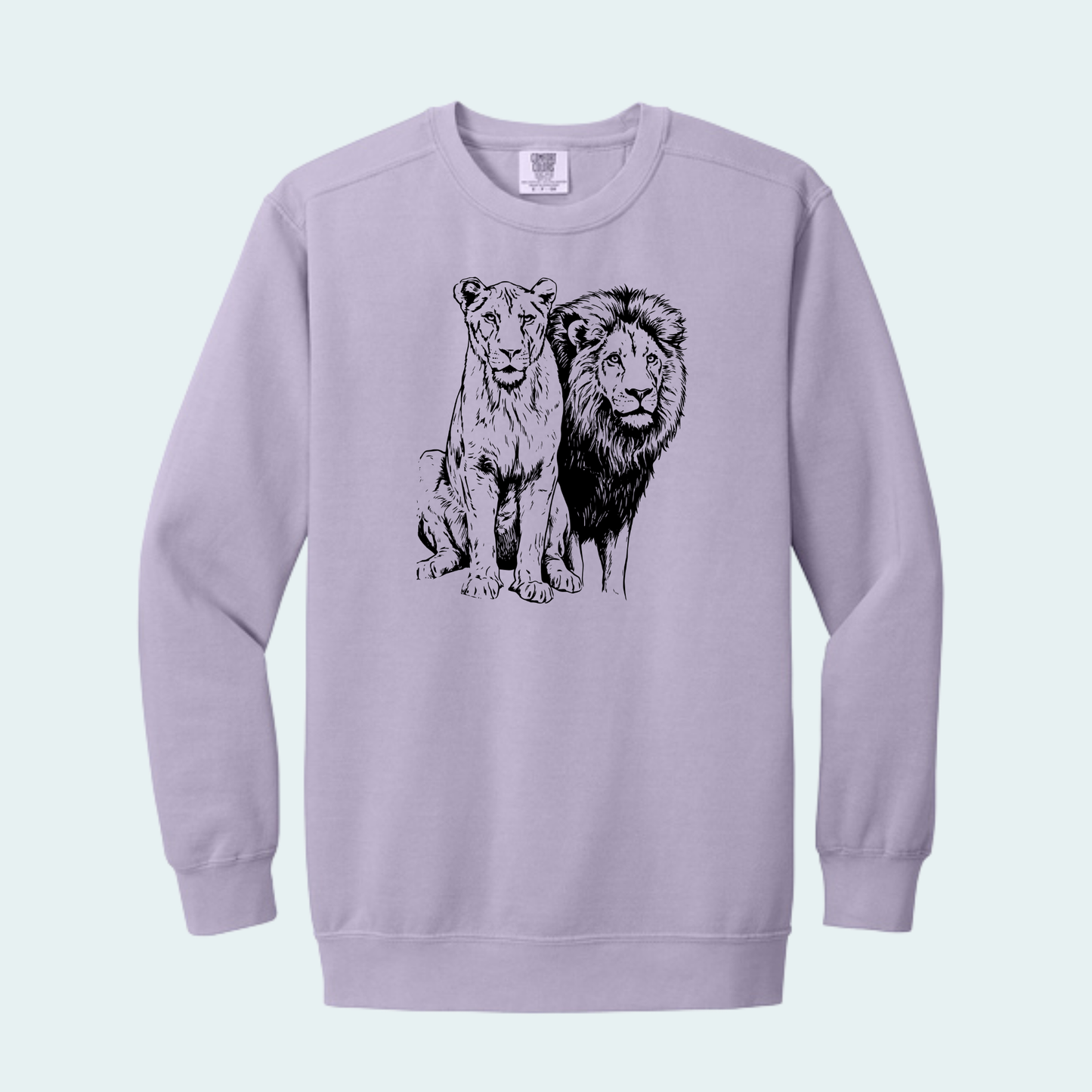 Lions (Limited Edition for August) Unisex Comfort Color Crewneck