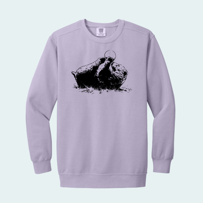 Bear - Umigomi Enrichment Project Fundraiser (Limited Edition for October) Unisex Comfort Color Crewneck