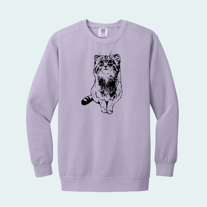 Pallas Cat (Limited Edition for October) Unisex Comfort Color Crewneck