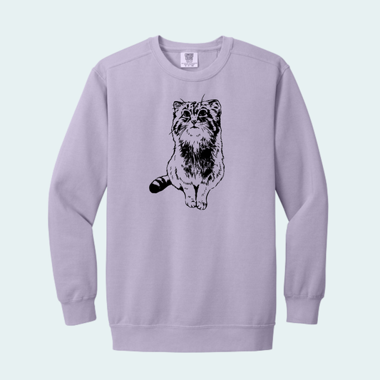 Pallas Cat (Limited Edition for October) Unisex Comfort Color Crewneck