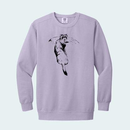 Black Footed Ferret (Limited Edition for September) Unisex Comfort Color Crewneck