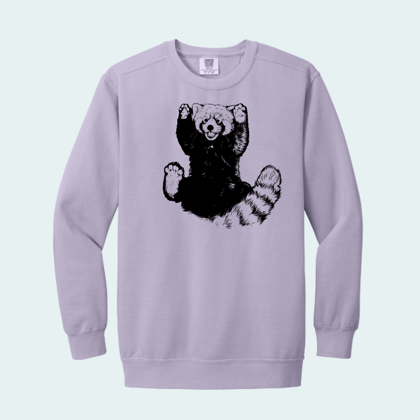 Red Panda - Paws UP (Limited Edition for September) Unisex Comfort Color Crewneck