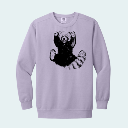 Red Panda - Paws UP (Limited Edition for September) Unisex Comfort Color Crewneck