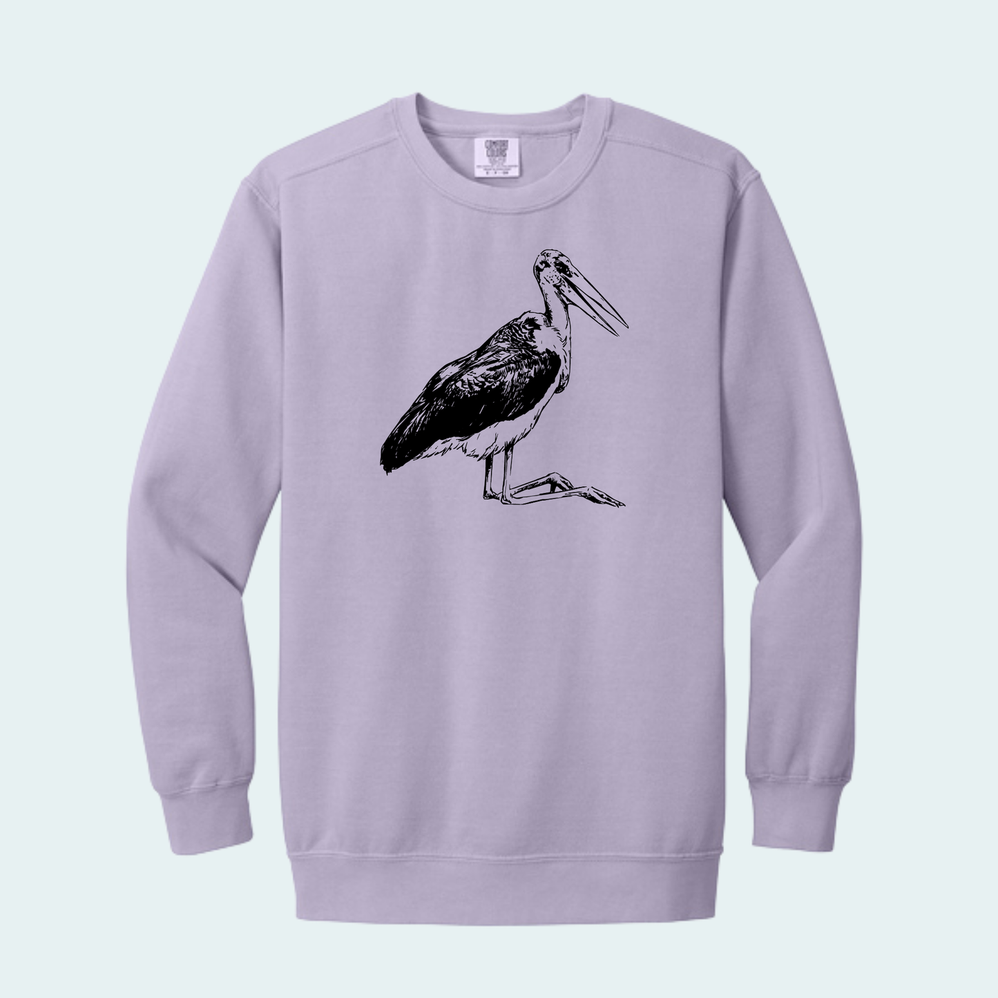 Marabou Stork (Limited Edition for August) Unisex Comfort Color Crewneck