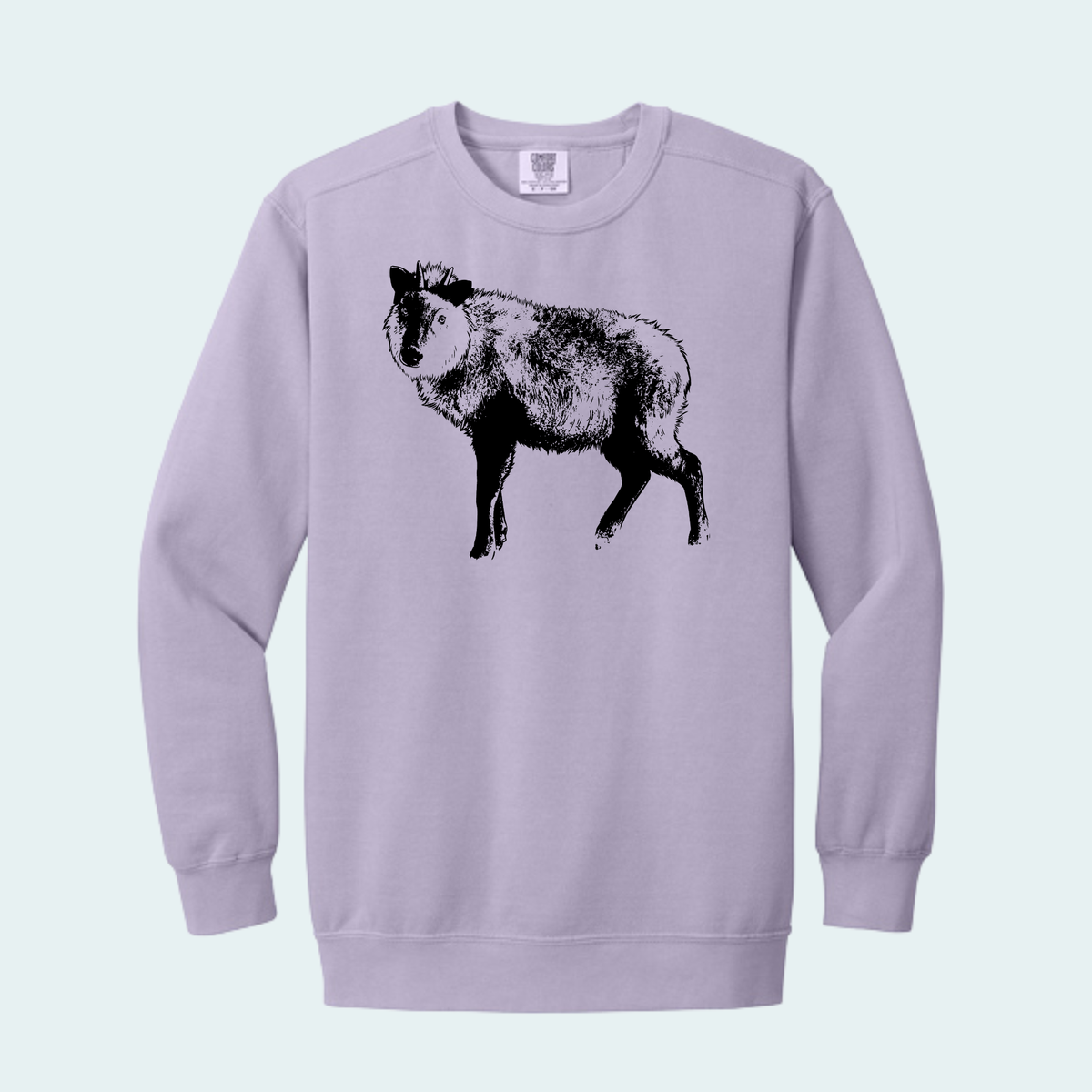 Japanese Serow (Limited Edition for October) Unisex Comfort Color Crewneck