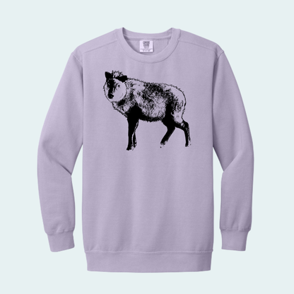 Japanese Serow (Limited Edition for October) Unisex Comfort Color Crewneck