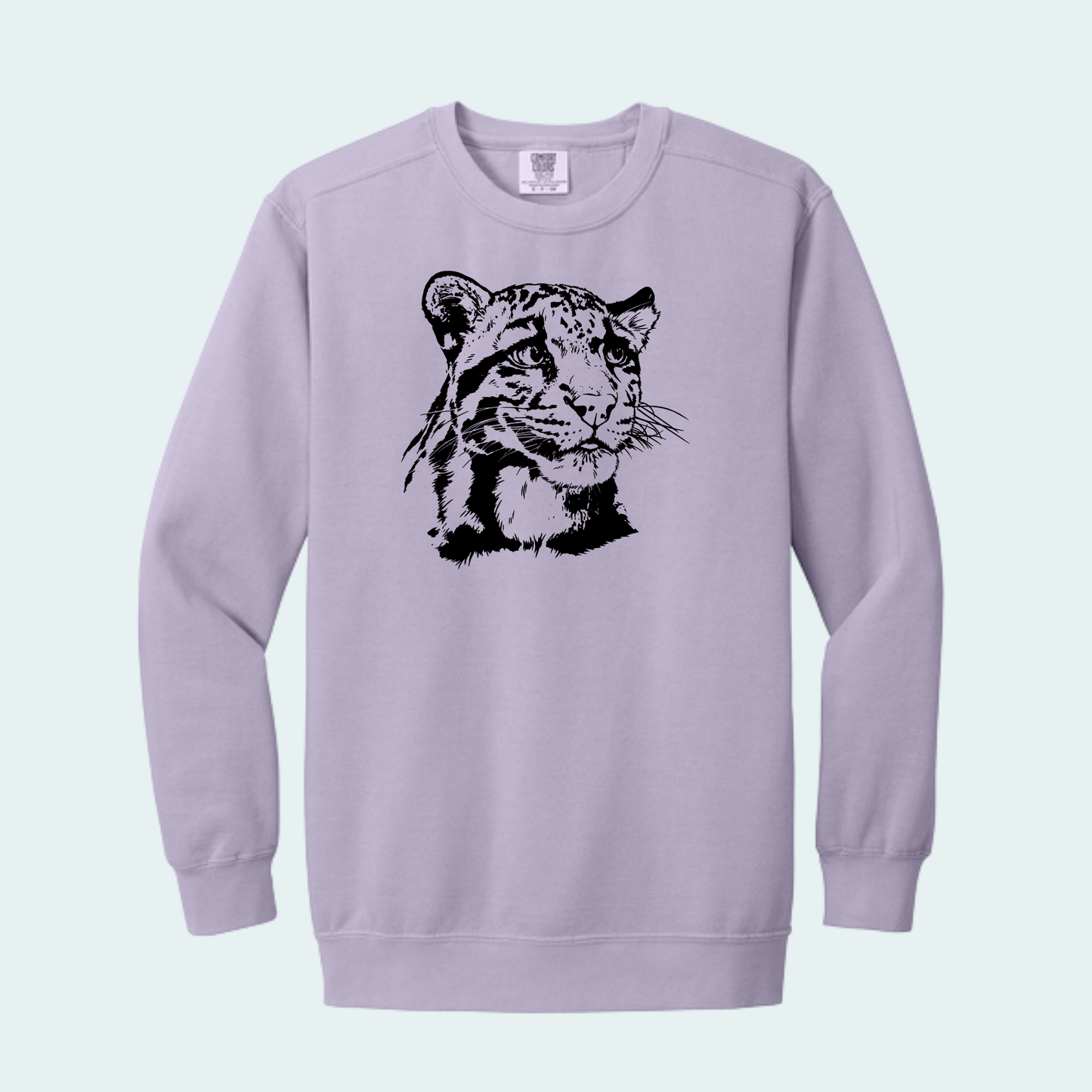 Clouded Leopard (Limited Edition for September) Unisex Comfort Color Crewneck