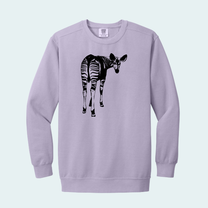 Okapi (Limited Edition for October) Unisex Comfort Color Crewneck