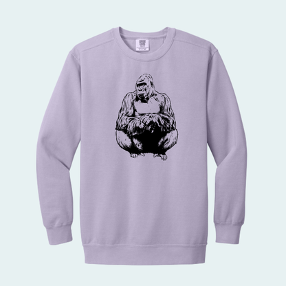 Western lowland Gorilla (Limited Edition for September) Unisex Comfort Color Crewneck