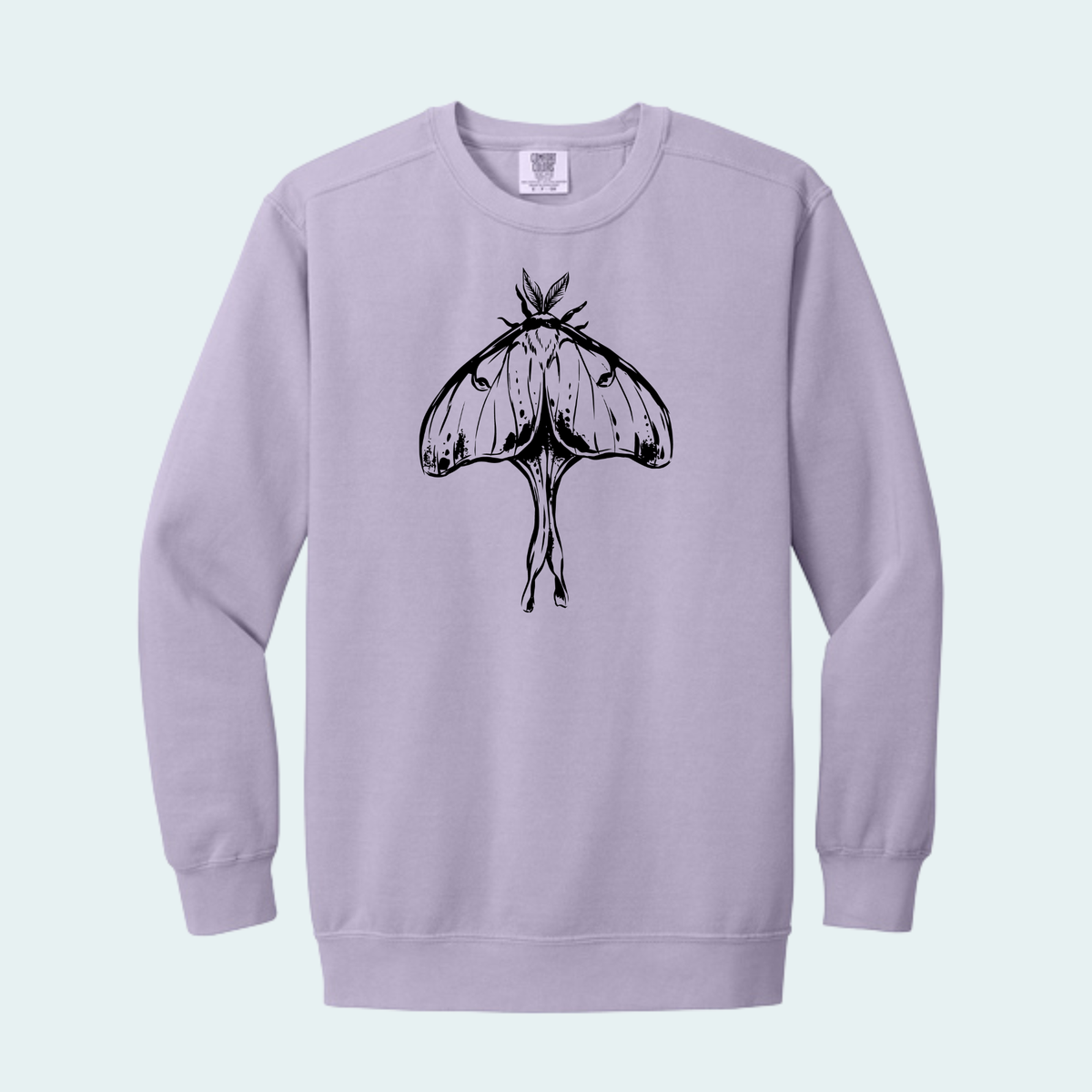 Luna Moth (Limited Edition for October) Unisex Comfort Color Crewneck